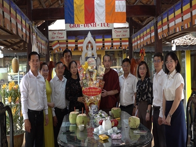 Lãnh đạo thành phố Biên Hòa thăm, chúc mừng Đại lễ Phật đản 2025 (Phật lịch 2569)